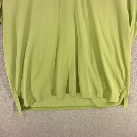 Lacoste Polo Shirt Mens Size 6 Lime Green Short Sleeve Solid Golf Solid Casual - Picture 3 of 13